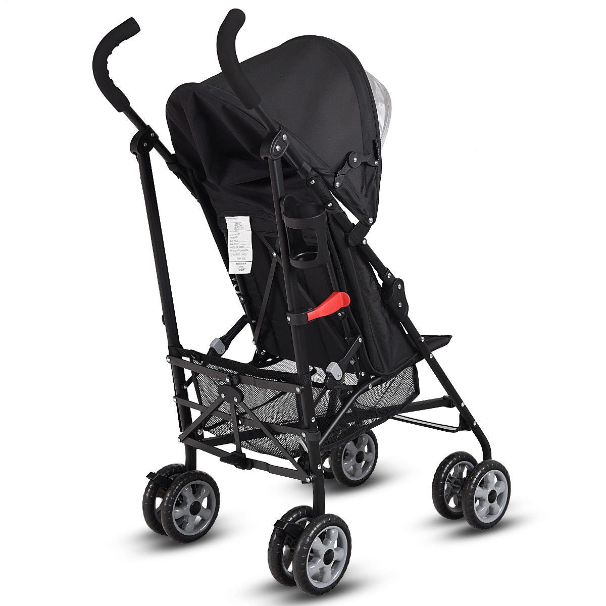 Lightweight Folding Baby Toddler Umbrella Travel Stroller - Black