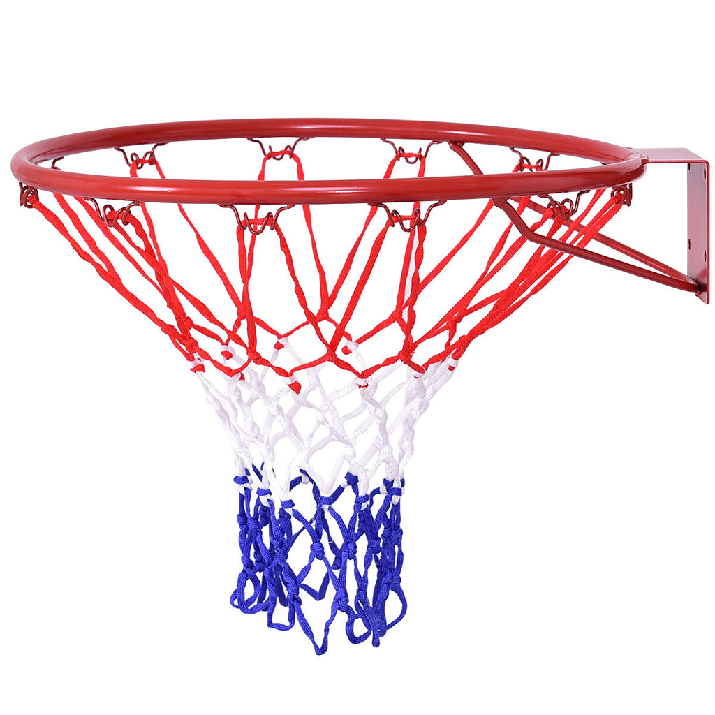 18 Inch Basketball Rim with All-Weather PE Net - Rustproof Metal Frame, Easy Installation - Variation of This Listing: 18 Inch D. PE Net