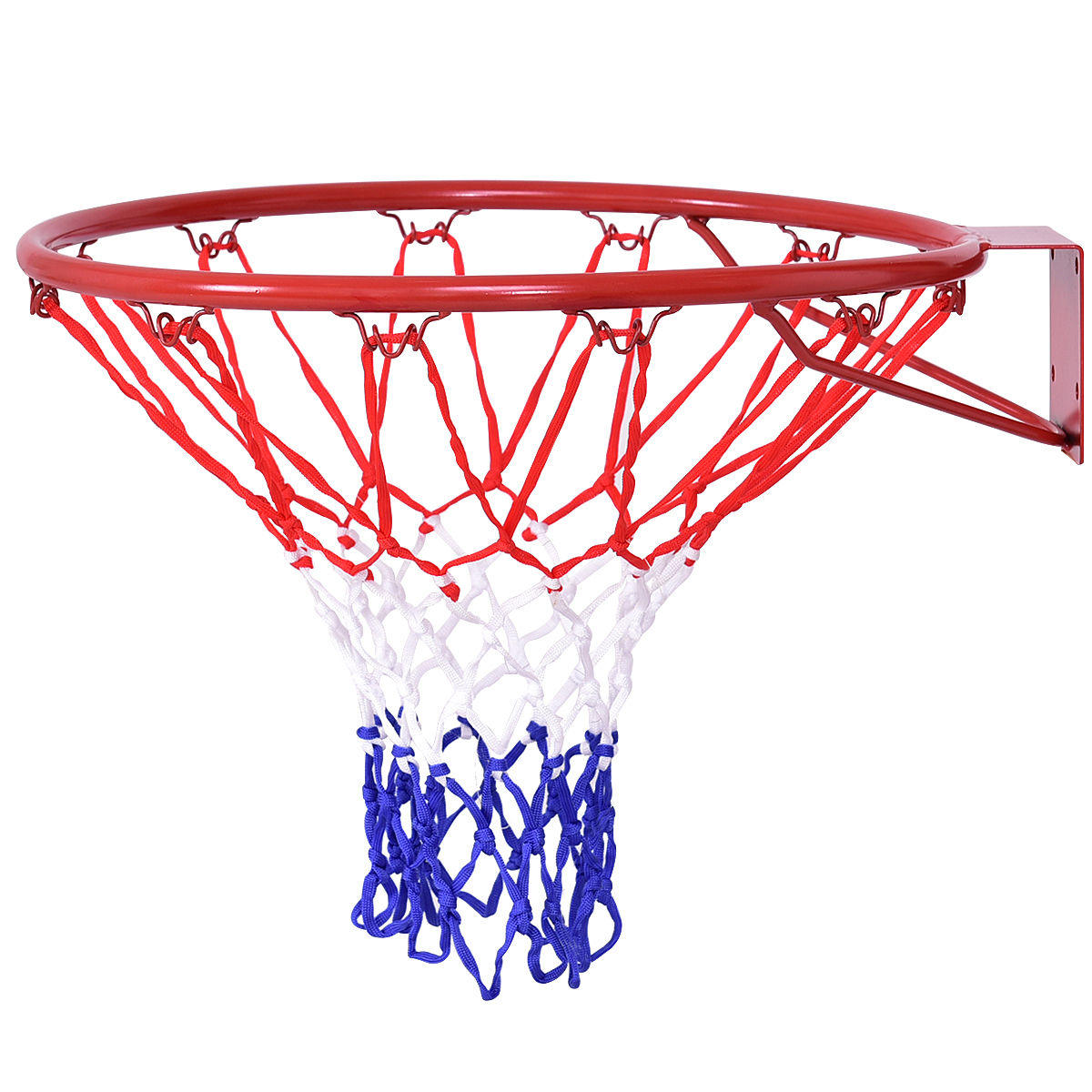 18 Inch Basketball Rim with All-Weather PE Net - Rustproof Metal Frame, Easy Installation - Variation of This Listing: 18 Inch D. PE Net