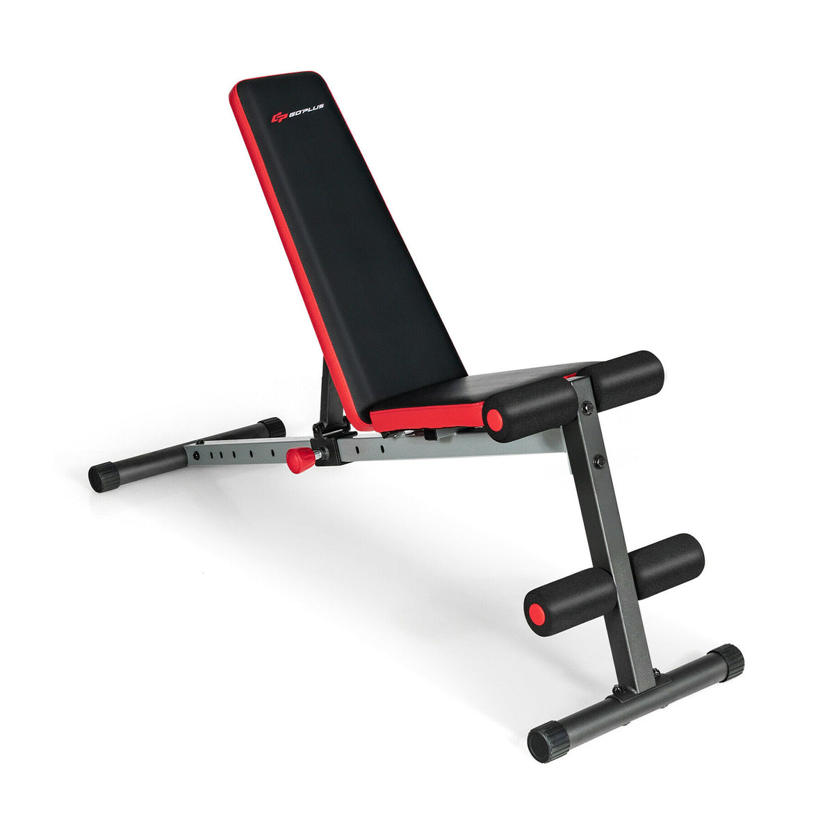 9-Position Adjustable Weight Bench with Sturdy Steel Frame for Full-Body Workout