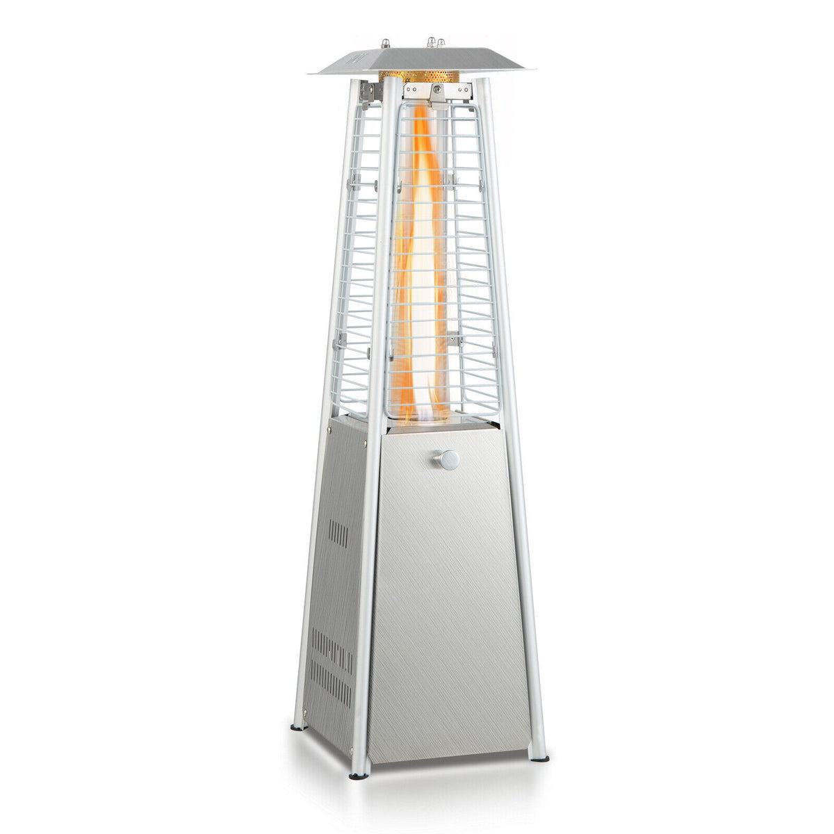 42000 BTU Pyramid Patio Heater with Wheels