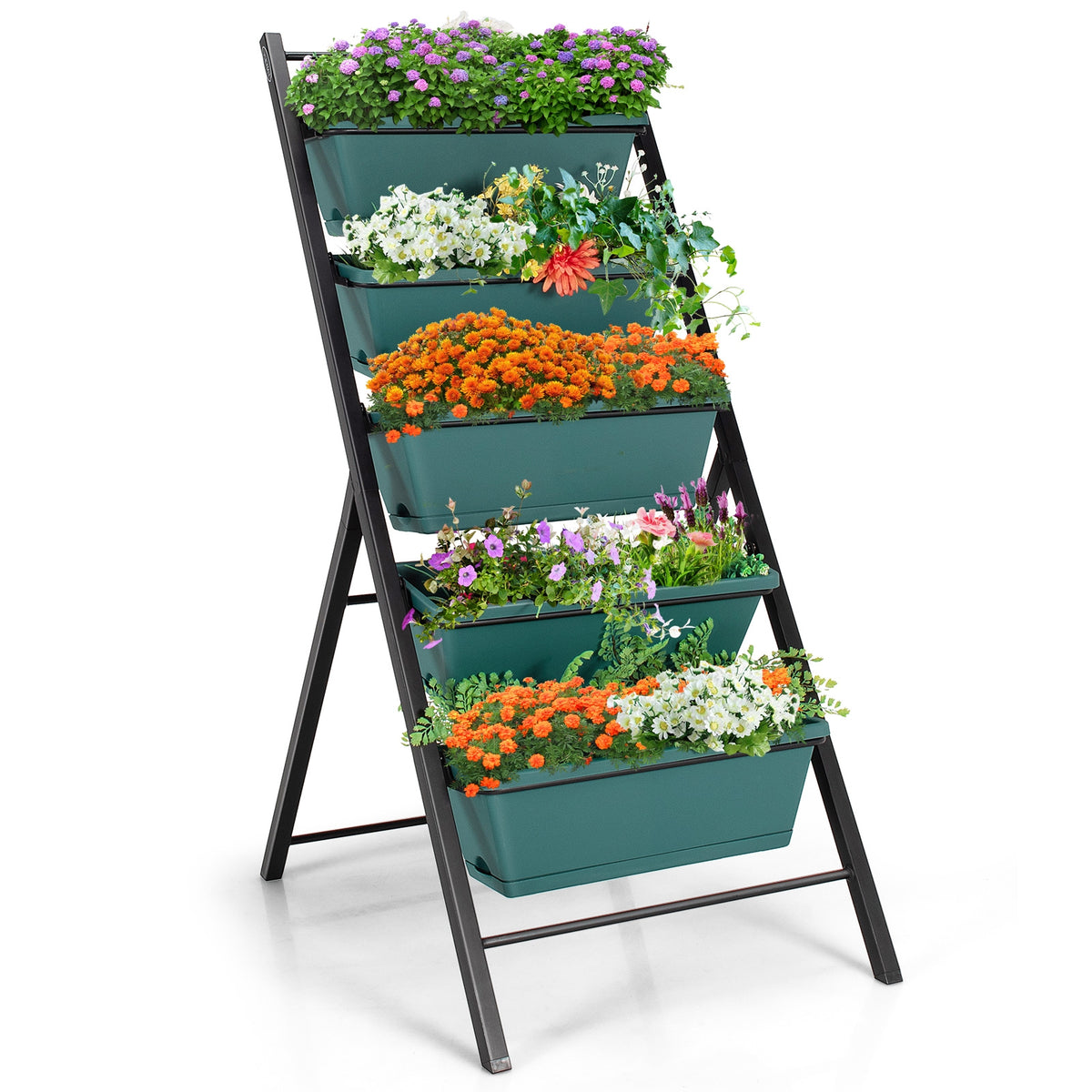 5-Tier Vertical Garden Planter Box - Green