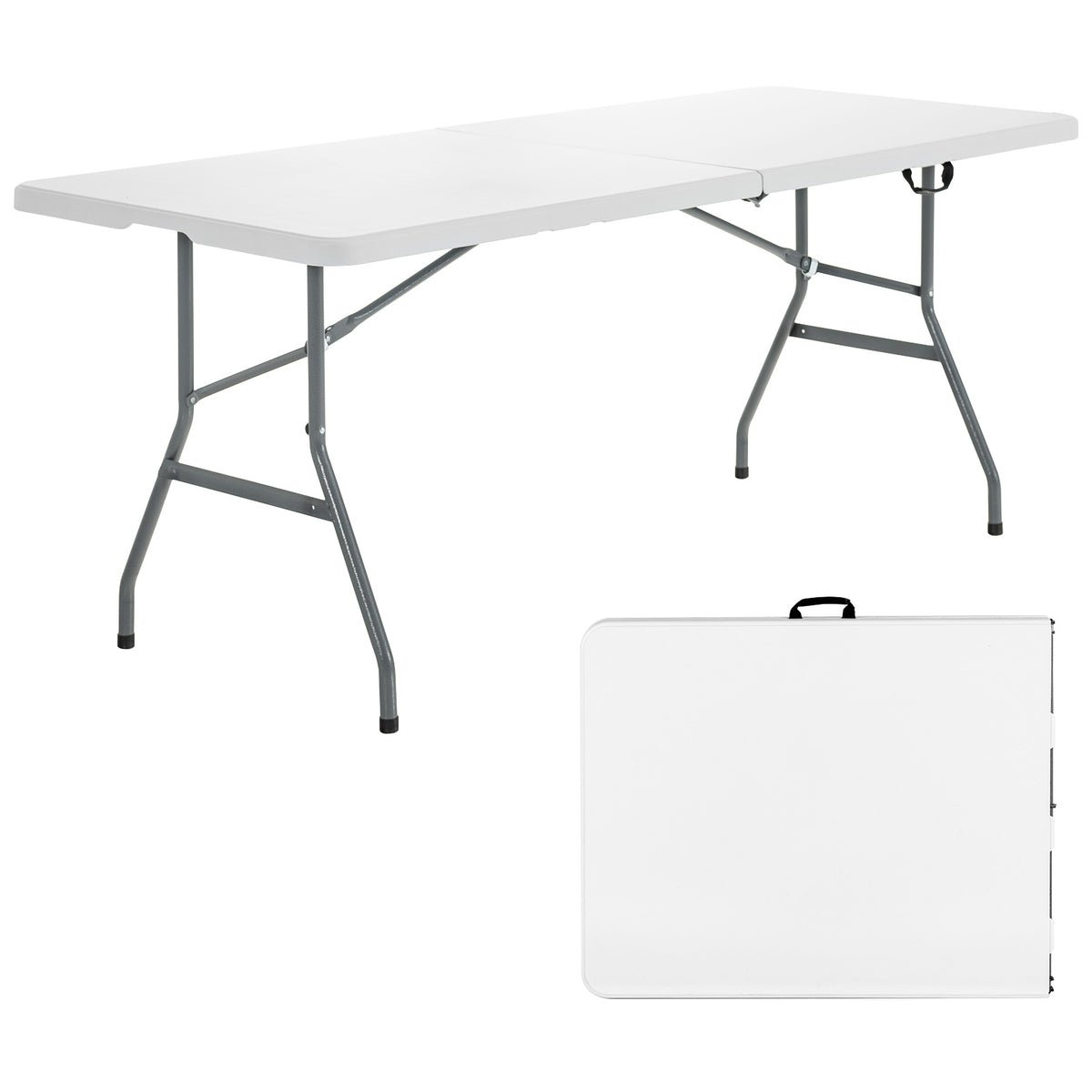 3-Level Height Adjustable Folding Table