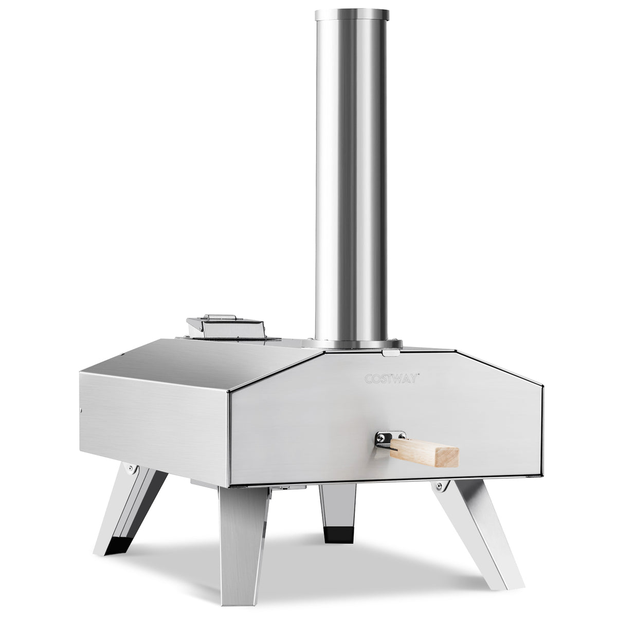 Portable Stainless Steel Outdoor Pizza Oven with 12 Inch Stone