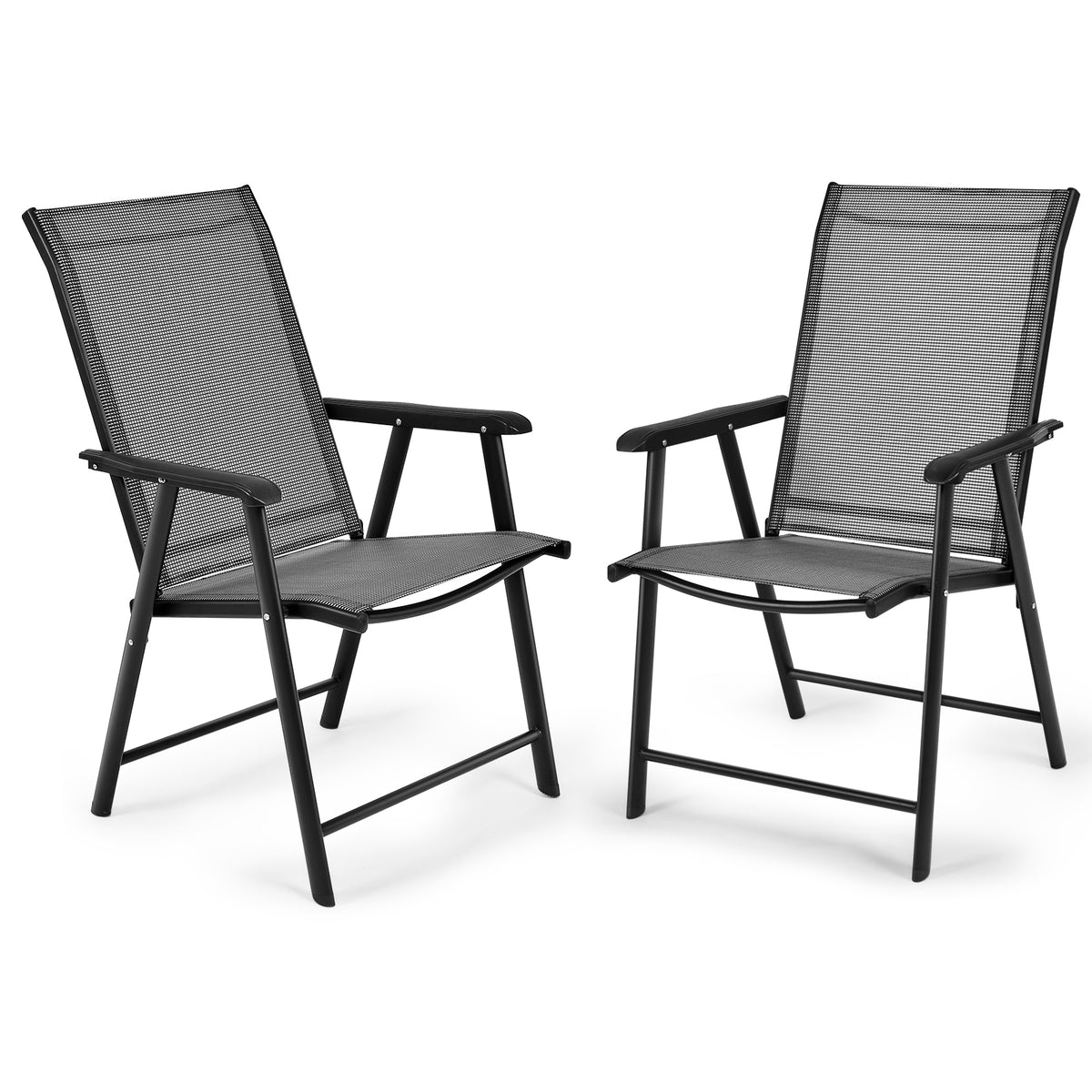 4-Pack Patio Portable Folding Chairs for Outdoor Camping
