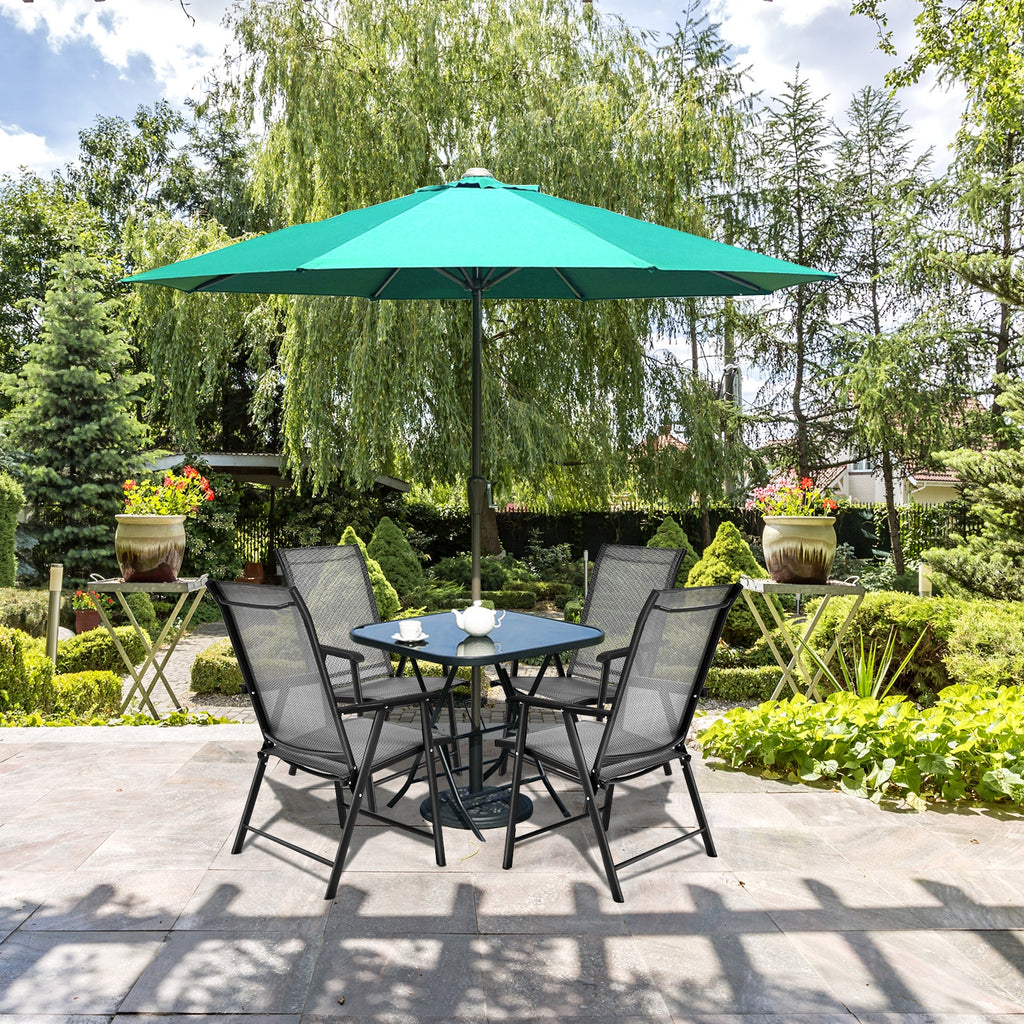 4-Pack Patio Portable Folding Chairs for Outdoor Camping