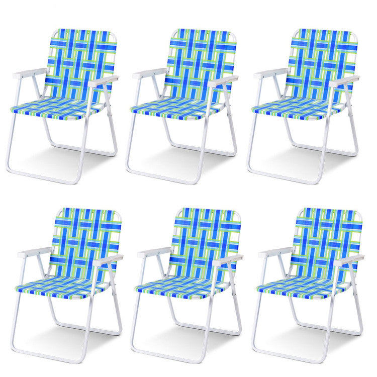 Patio Chairs Set of 2 Lawn with Heavy Duty Metal Frame