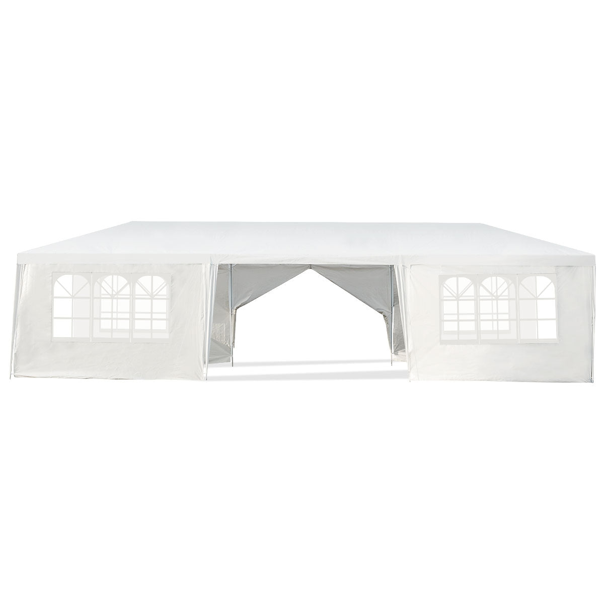 10 x 30 Feet Outdoor Canopy Tent with 6 Removable Sidewalls and 2
