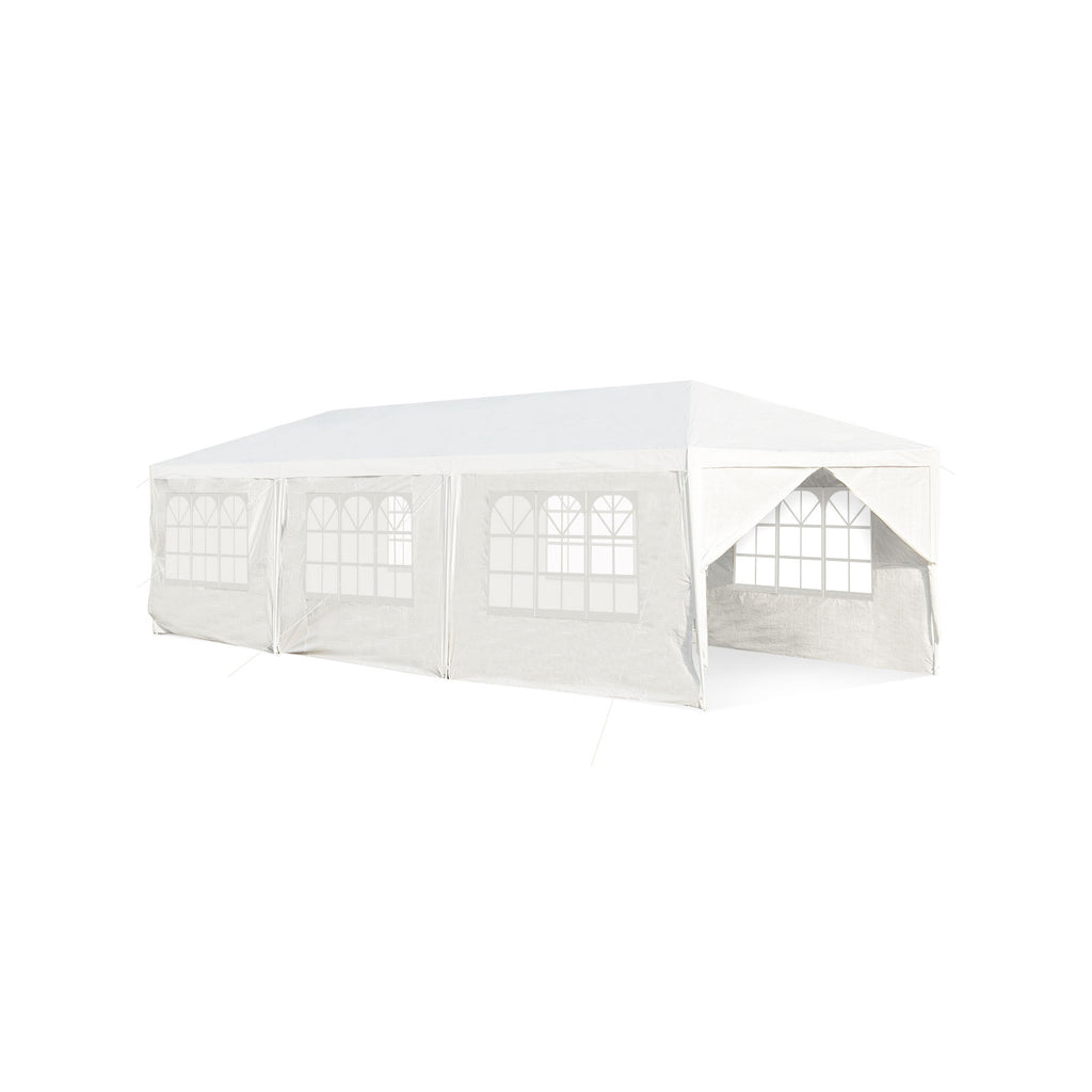 10 x 20 Ft Pop Up Canopy with 6 Sidewalls & Windows – Pink