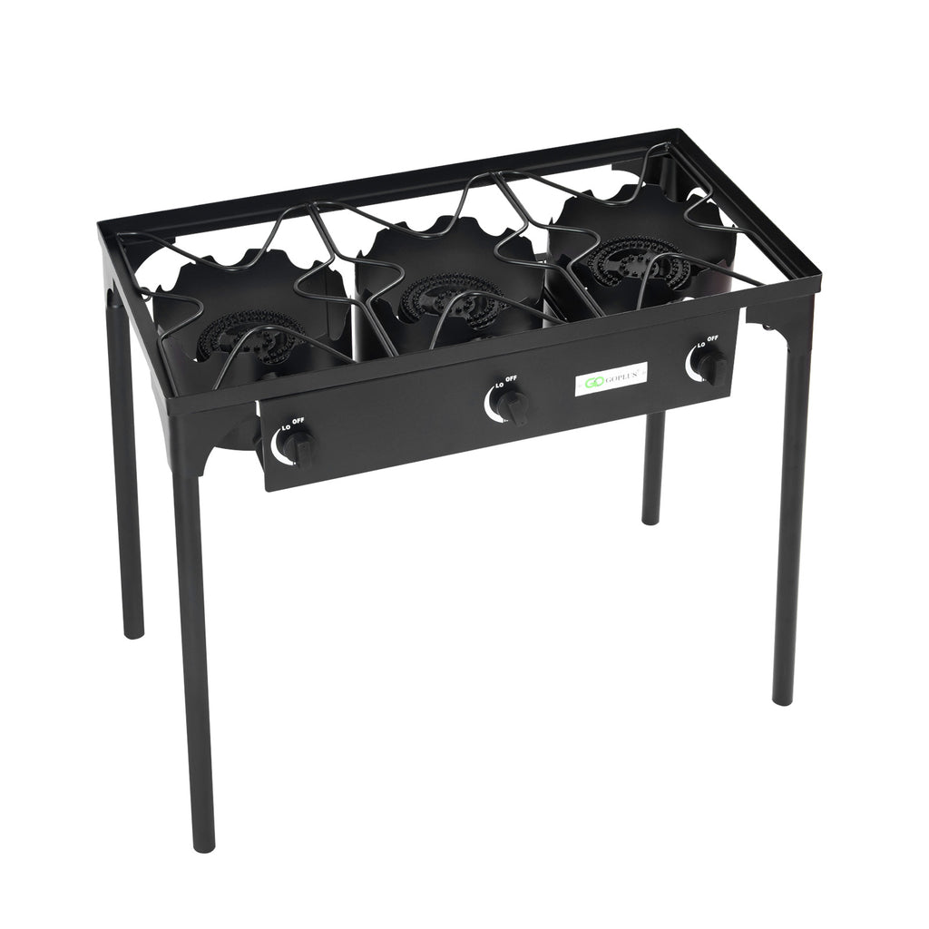 3 Burner Propane Gas Cooker, 225000 BTU Portable