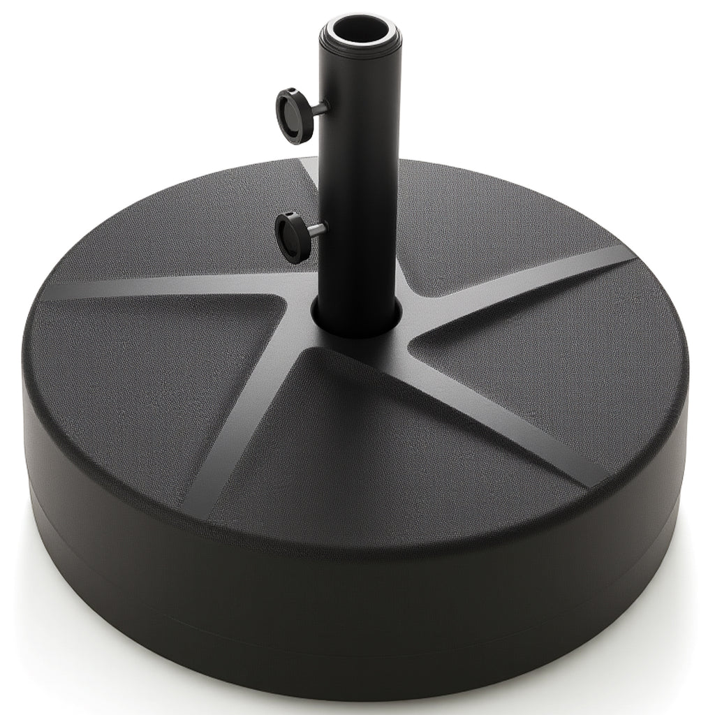 Patio Umbrella Base 88LBS Capacity Water and Sand Fillable Market