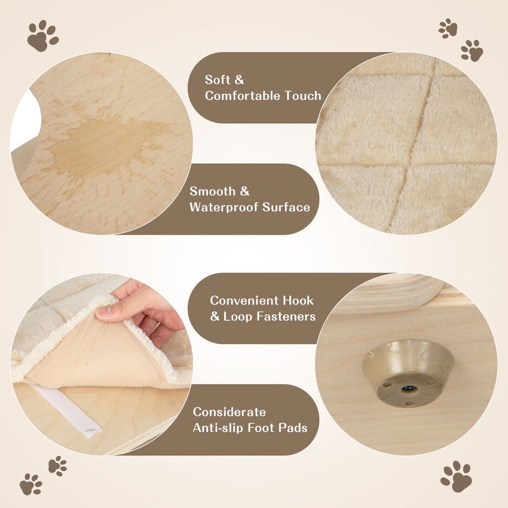 Multi-Level Cat Tree with Sisal Scratching Post - Beige