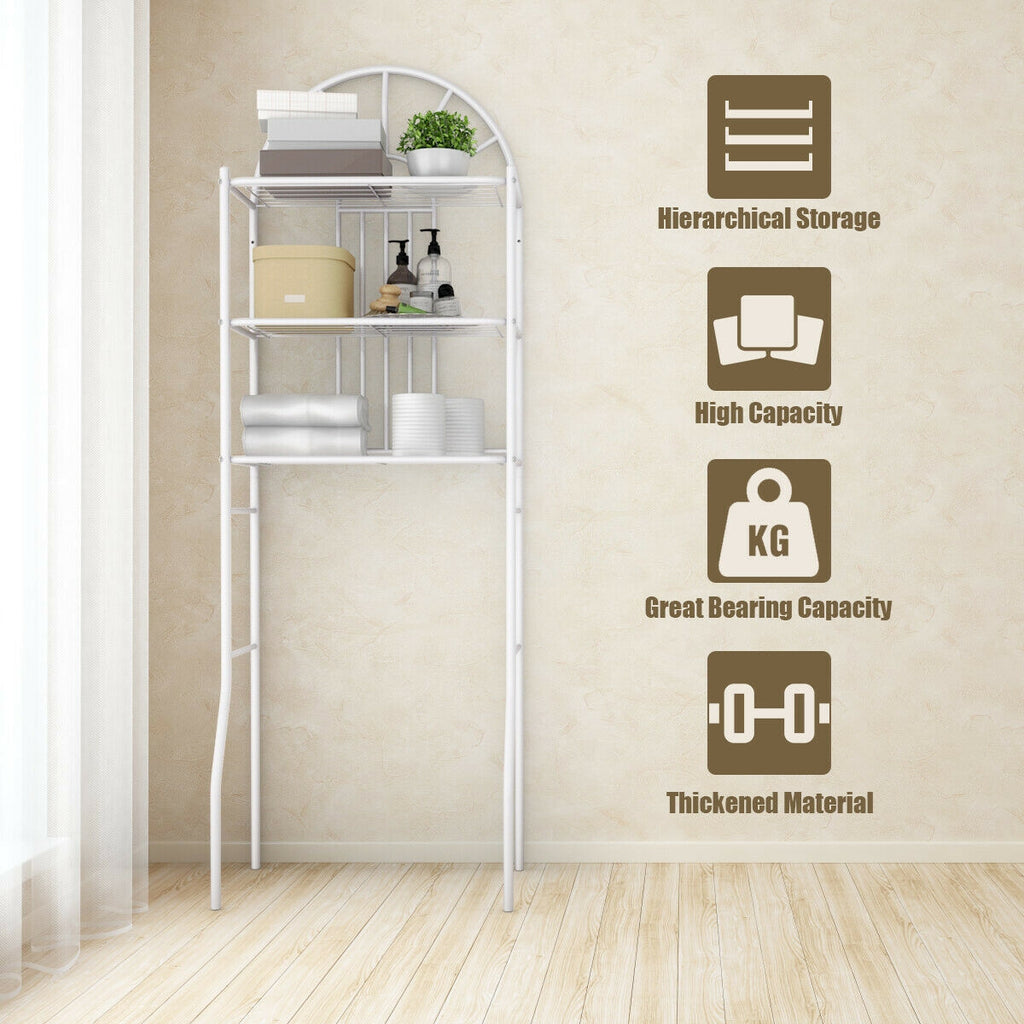 3-Tier Over-the-Toilet Storage Rack - 23 x 68 Inch