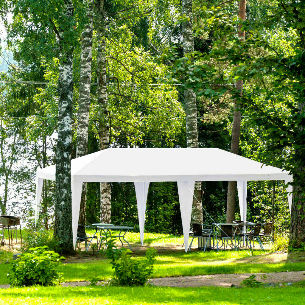 10 x 20 Feet Outdoor Canopy Tent with 4 Sidewalls & Carry Bag