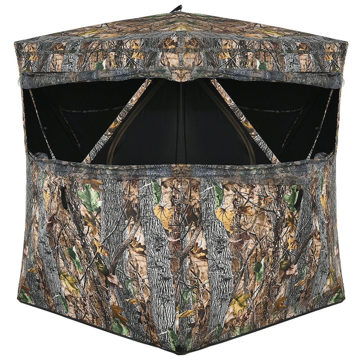 3-Person Hunting Blind Tent with Mesh Windows