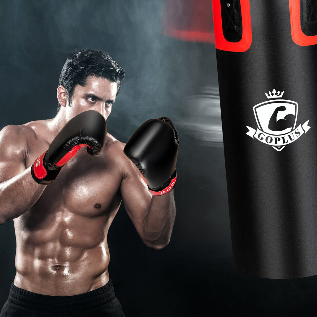 56/63 Lbs Filled Punching Bag Set with Boxing Gloves - Heavy Bag for Martial Arts Training