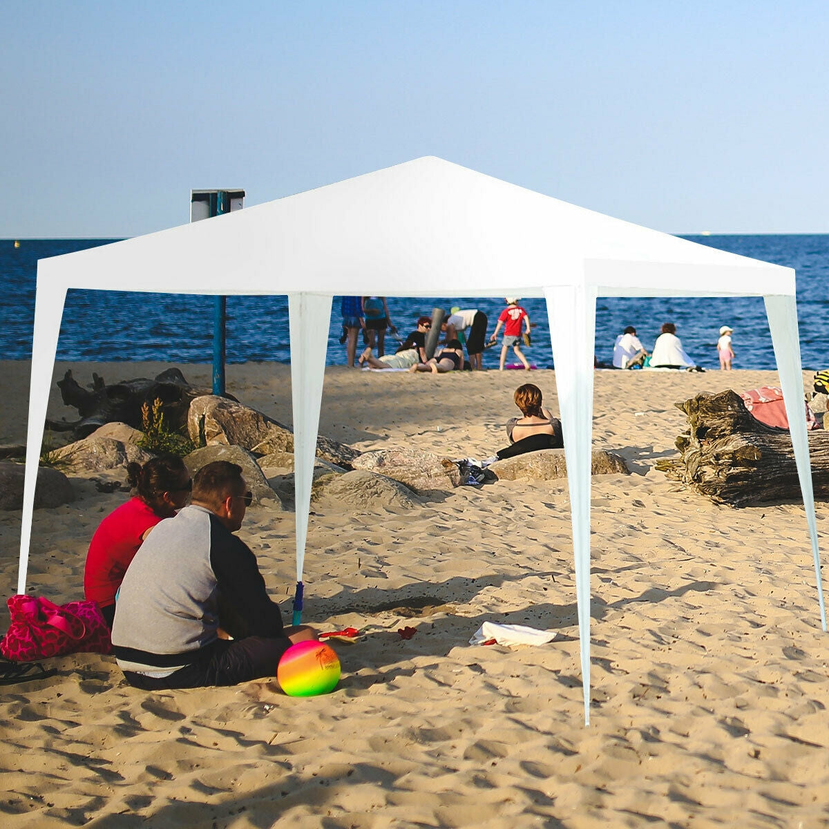 10 x Feet Outdoor Side Walls Canopy Tent with 4 Removable Sidewalls