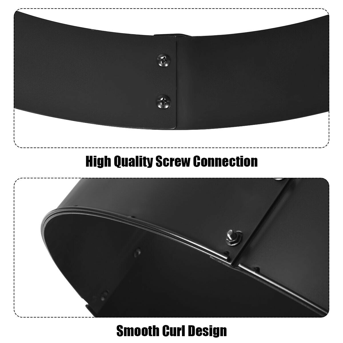 36 Inch Round Steel Fire Pit Ring – DIY Outdoor