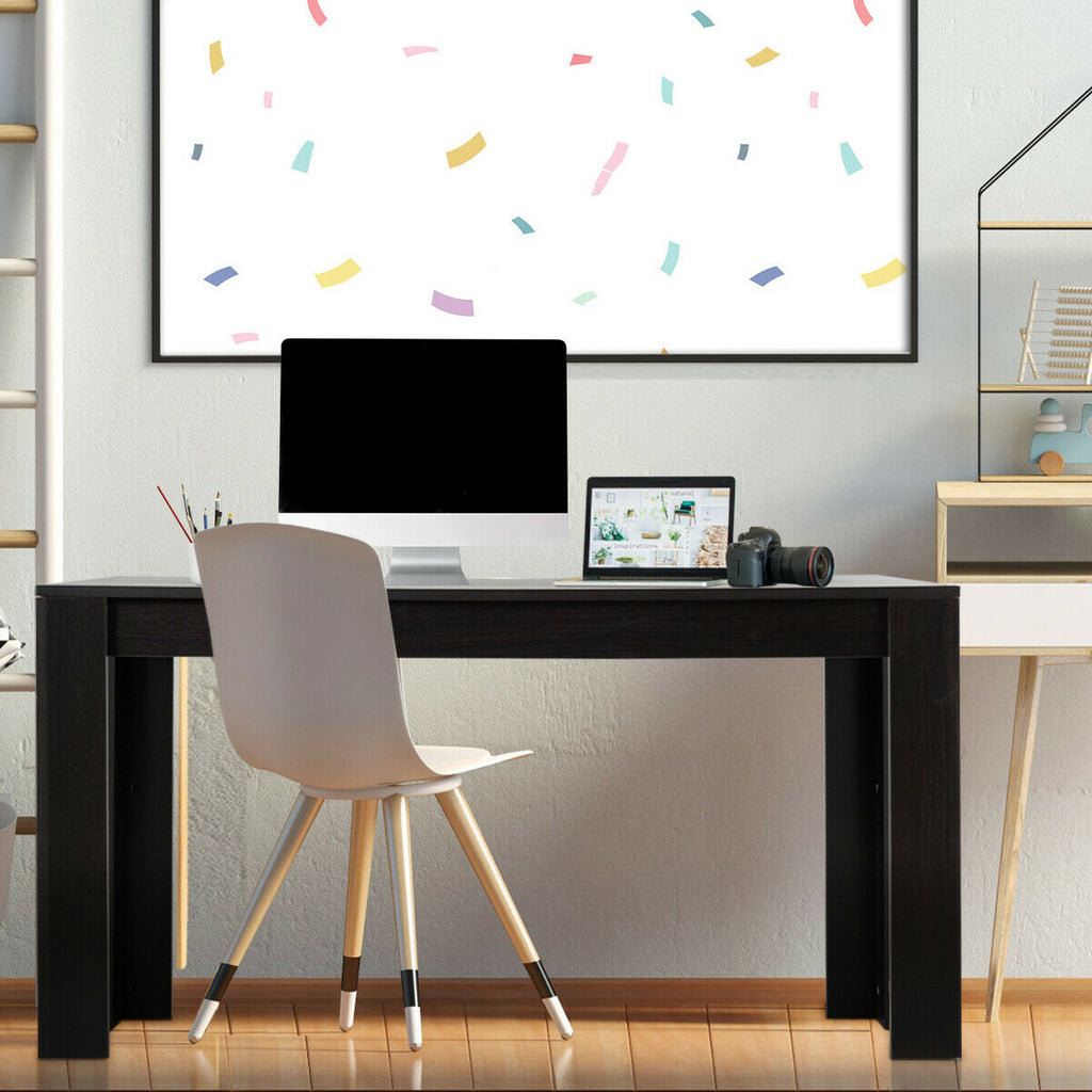 63 Inch Rectangular Dining Table, Black