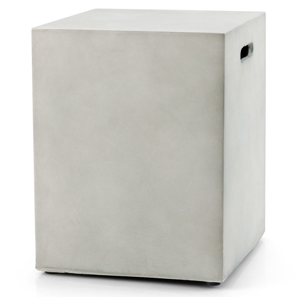 Propane Tank Cover Side Table for 20 lb Tank - Gray