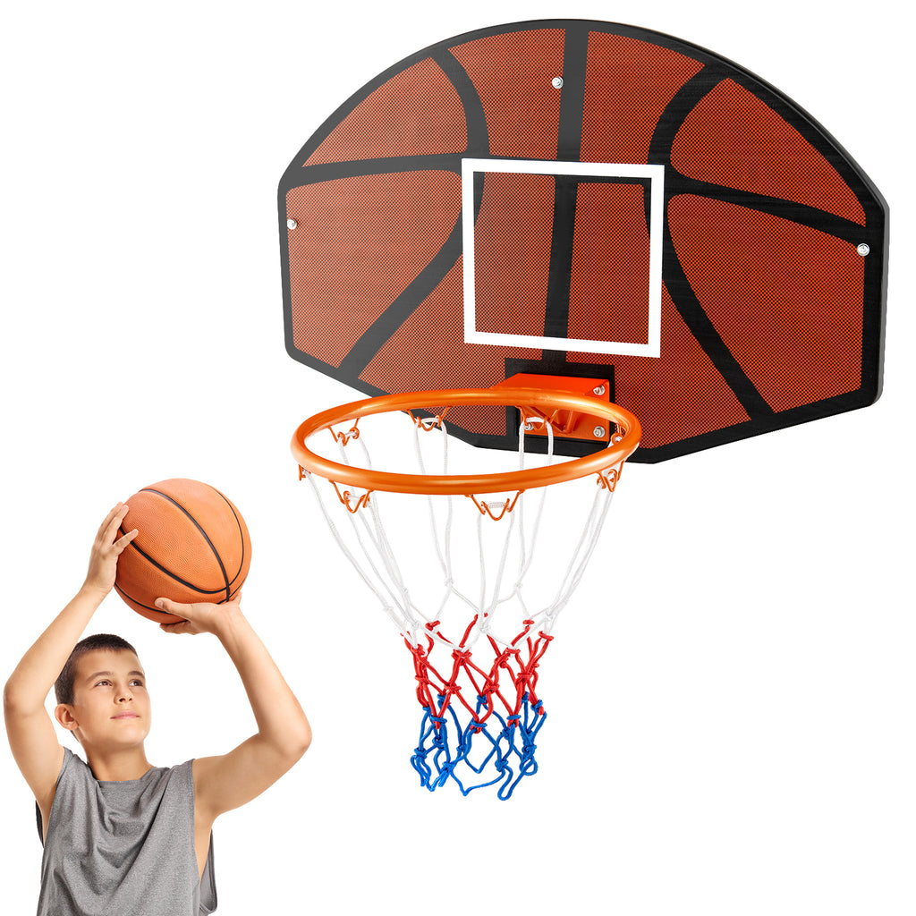 Indoor Outdoor Basketball Game with 11.5-Inch Shatterproof Backboard & Wall Mount