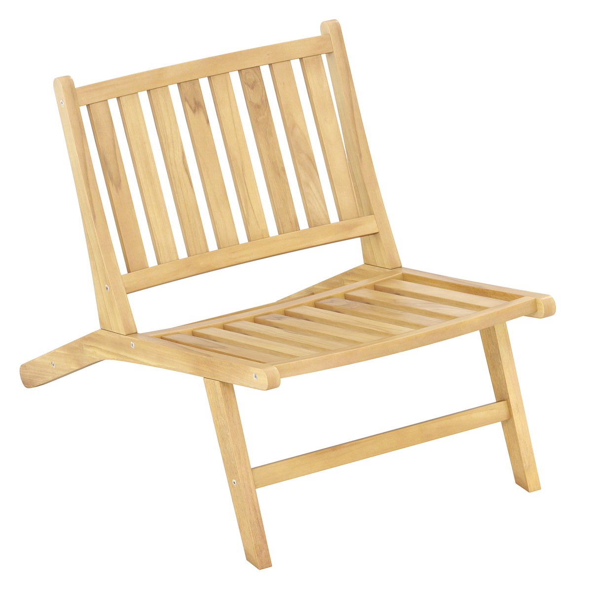 Solid Wood Adirondack Chair with High Backrest – Solid Wood