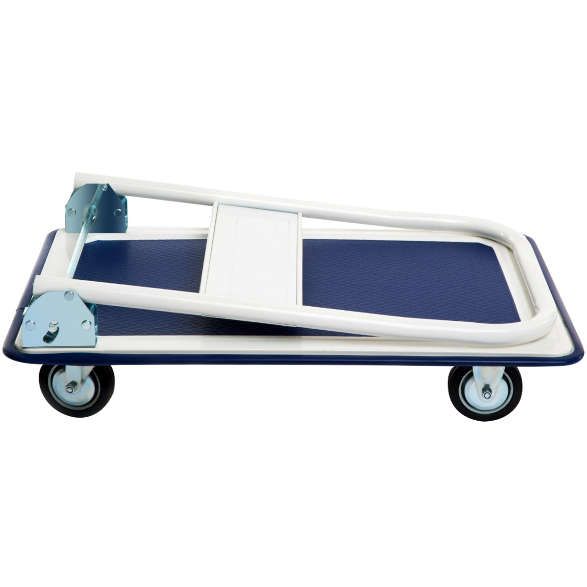 Platform Hand Truck Dolly, 330 lbs, Foldable – Light Blue