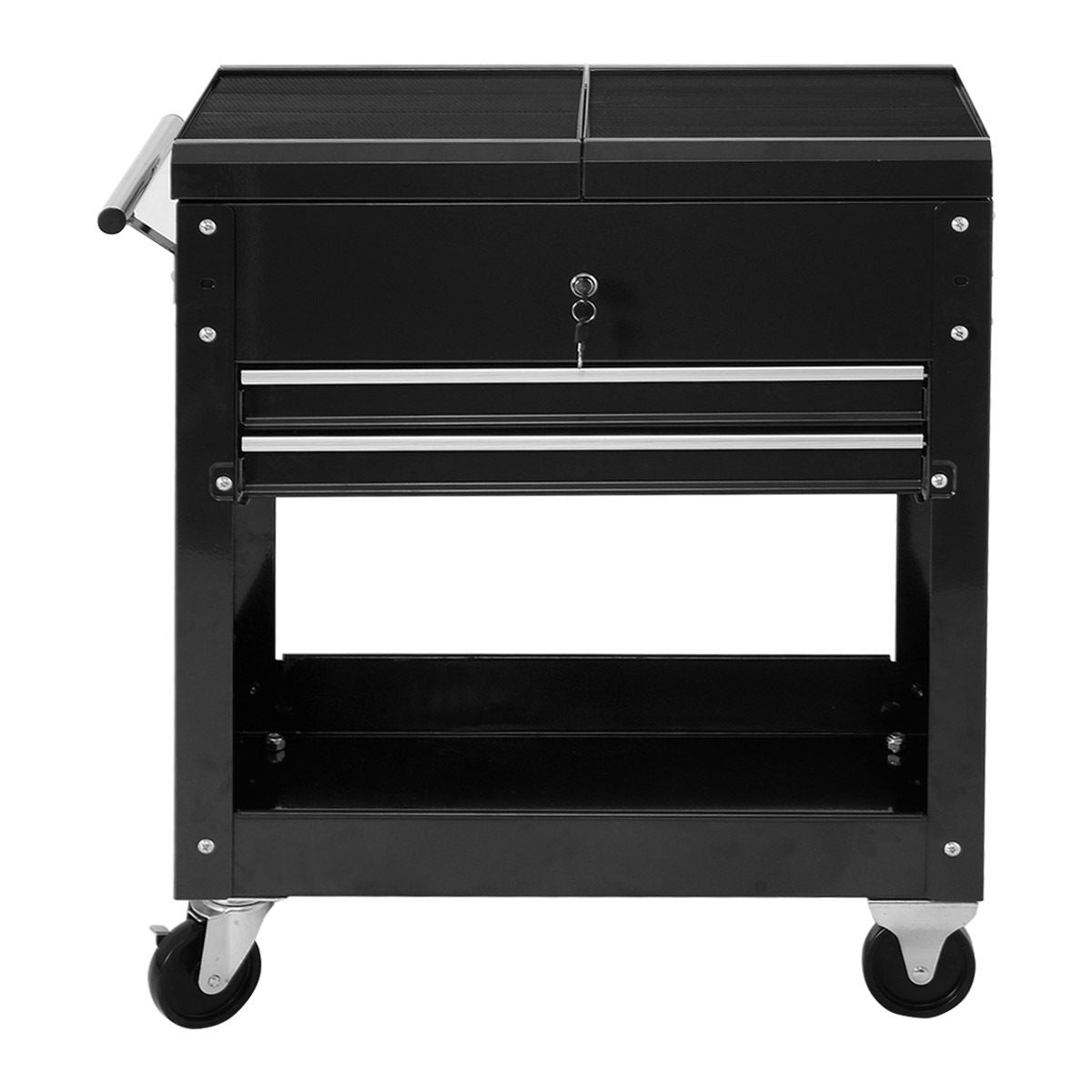 Rolling Mechanics Tool Cart Slide Top Utility Storage Cabinet