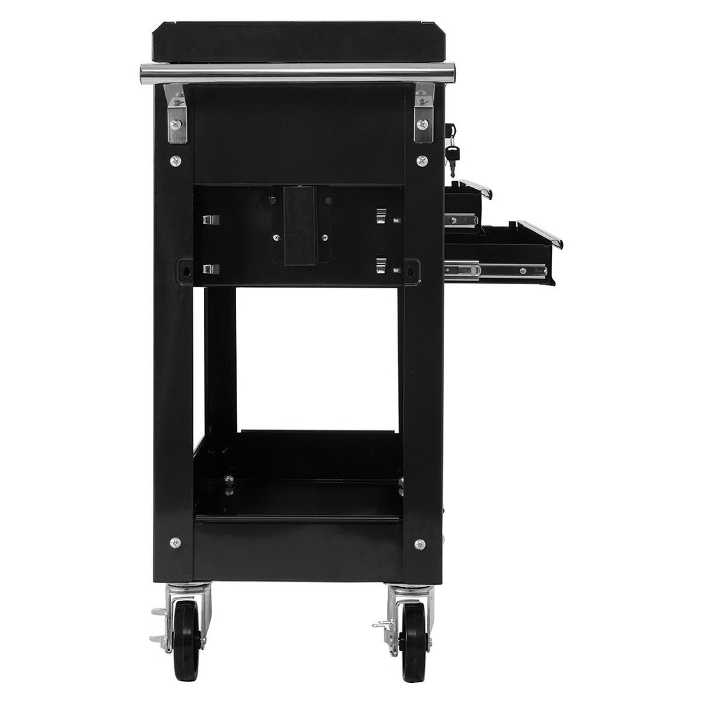 Rolling Mechanics Tool Cart Slide Top Utility Storage Cabinet