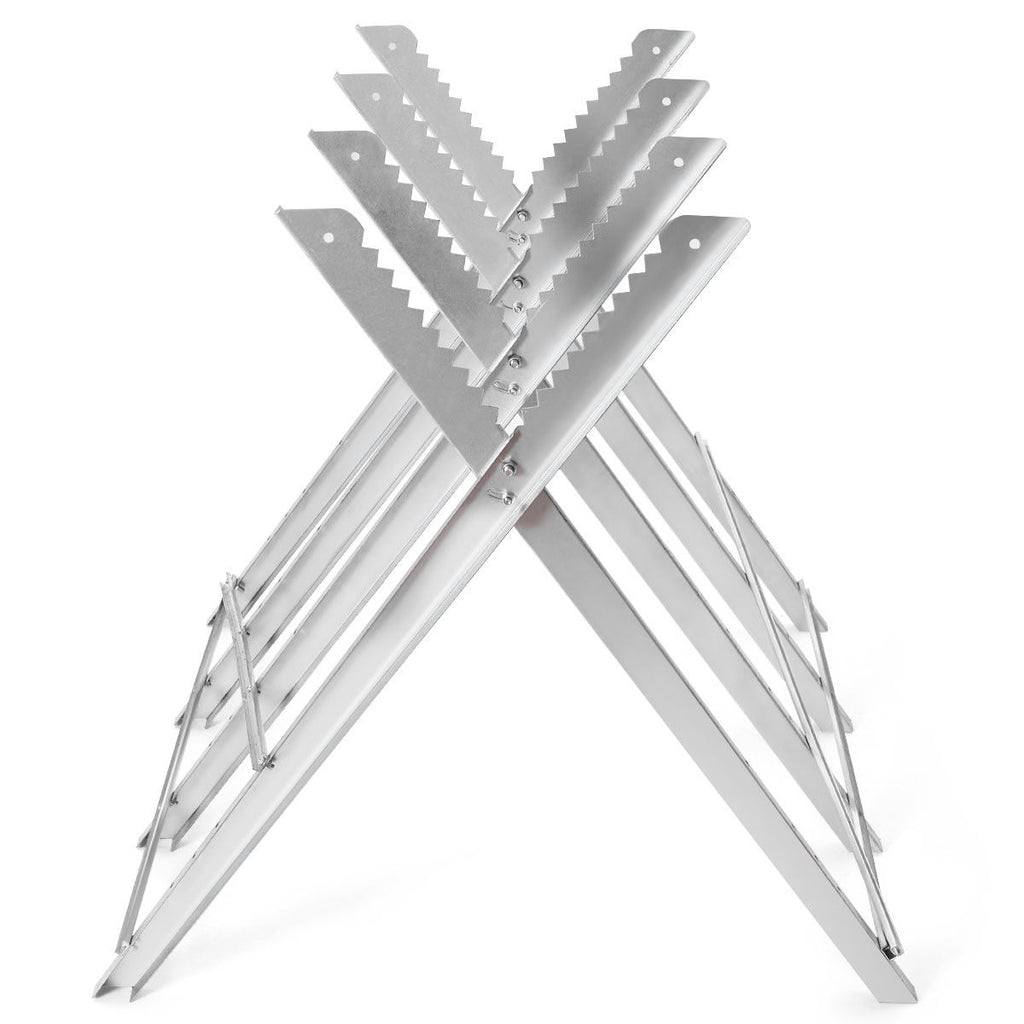 Heavy Duty Steel Sawhorse - 220 lbs Capacity