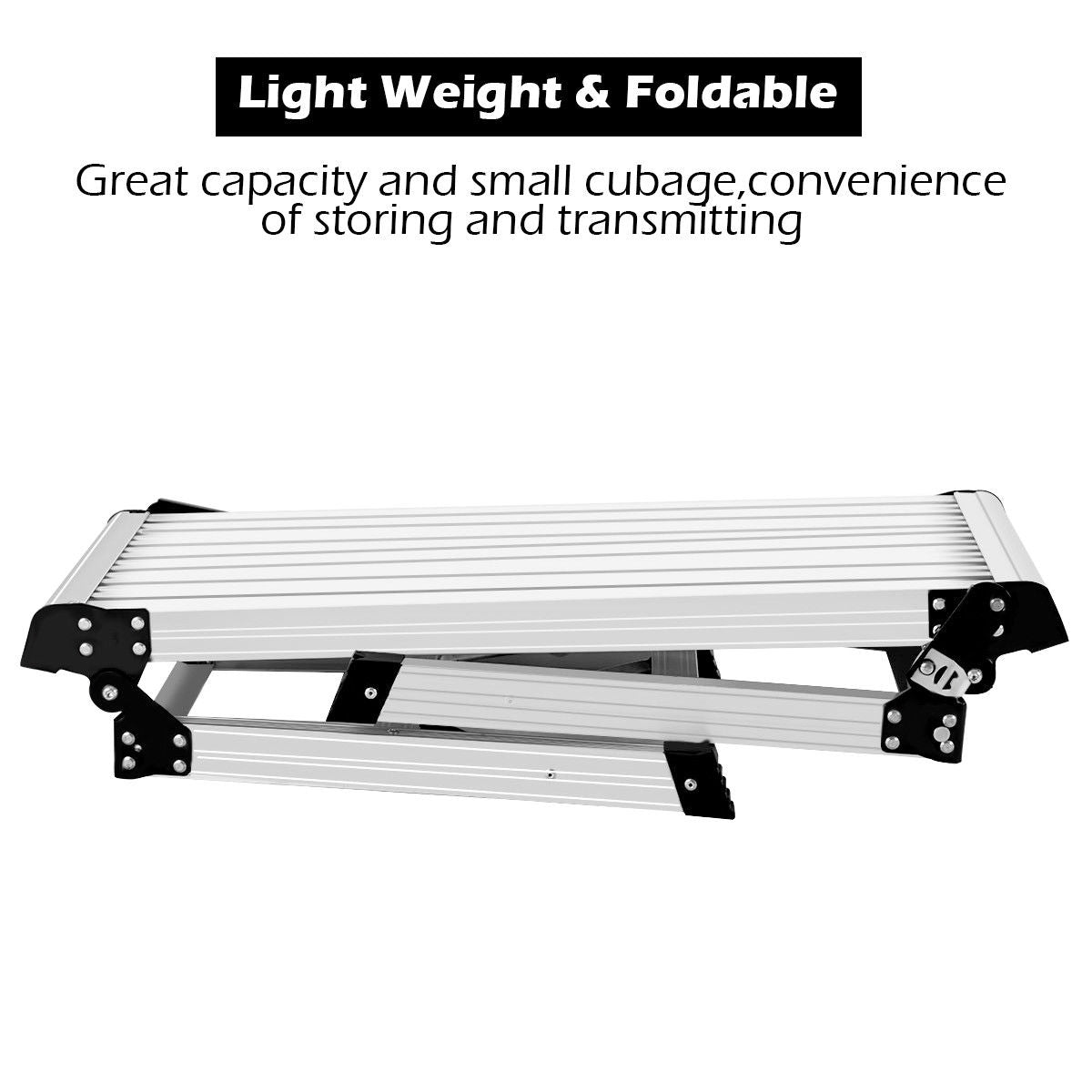 Heavy Duty Aluminum Folding Step Ladder