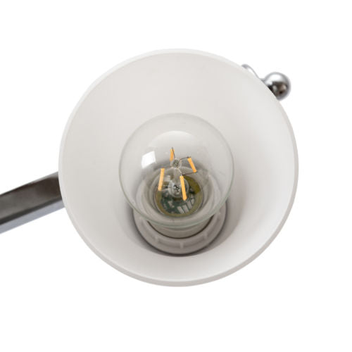 24-Inch 3-Light LED Vanity Wall Sconce Polished Chrome Frosted Glass