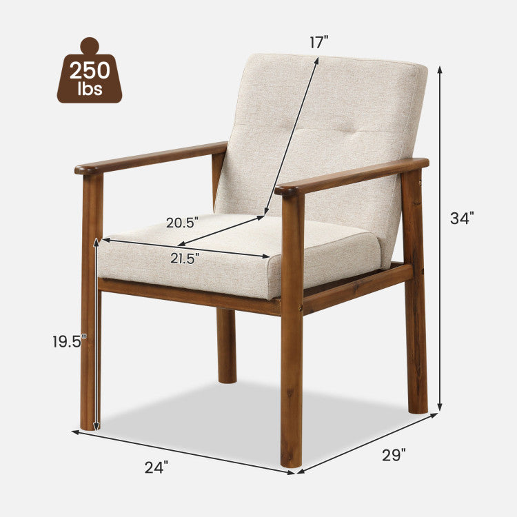 Modern Living Room Set: Loveseat, Armchair, Side Table & Coffee Table
