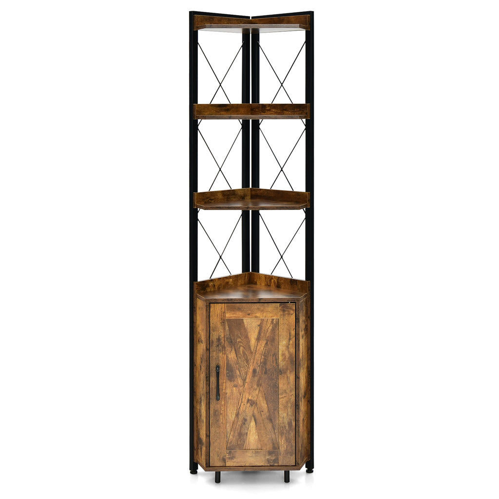 Over-the-Toilet Cabinet + Corner Shelf Bundle - 2-Piece