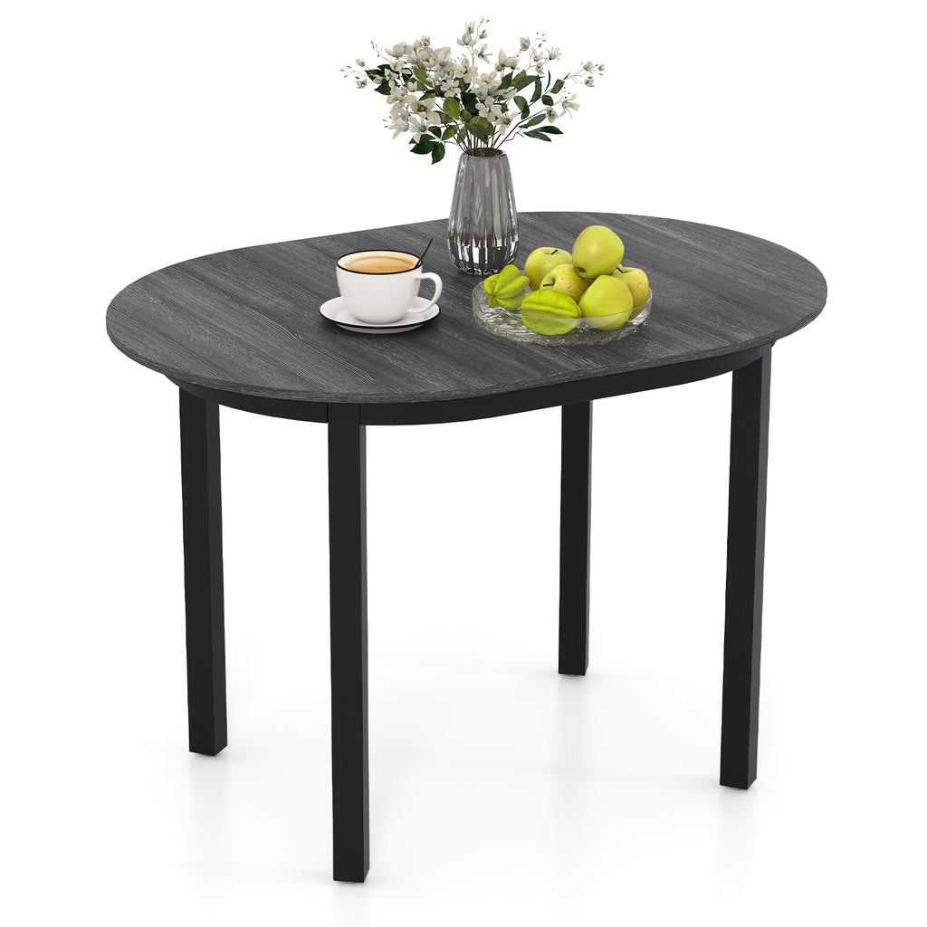 43 Inch Wooden Dining Table for 2-4 People - Black