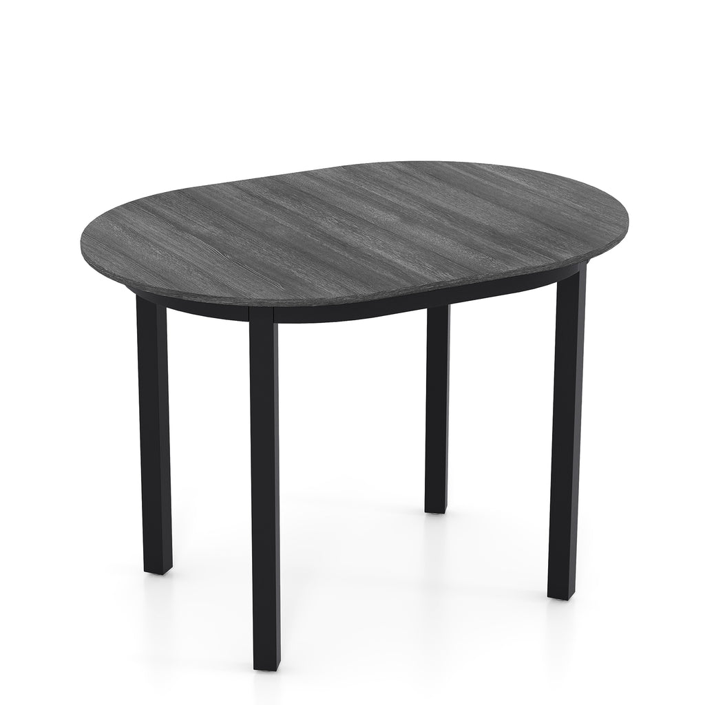 43 Inch Wooden Dining Table for 2-4 People - Black