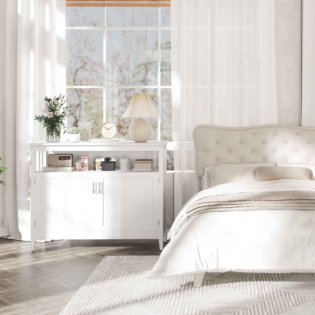 Bedroom Storage Bundle: Nightstand and Cabinet - Room Storage