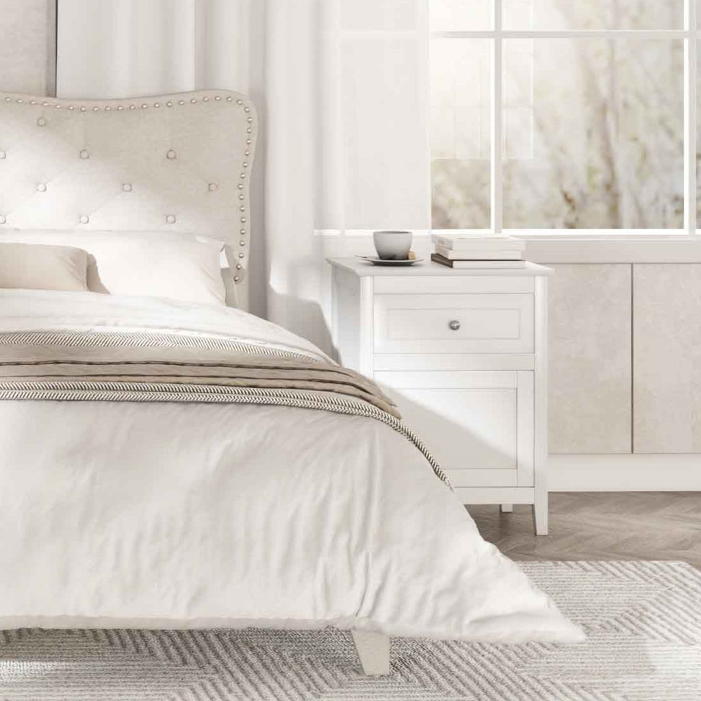 Bedroom Storage Bundle: Nightstand and Cabinet - Room Storage