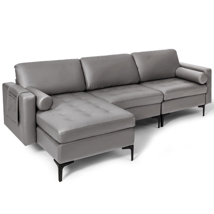 8-Piece Living Room Set Industrial Modern Sofa Dining Table