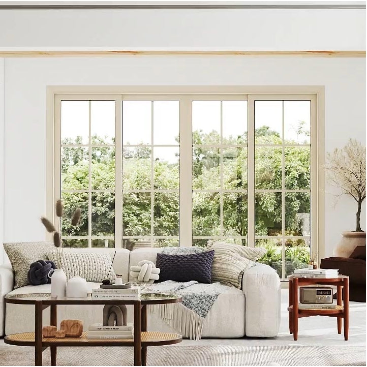 3-Piece Rattan Living Room Set - Coffee Table, Side Table & Accent Chair