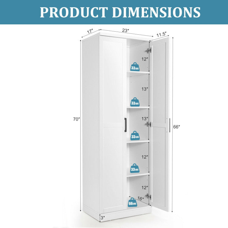 Dining Room Storage Cabinet Set with Trash Can & Organizer