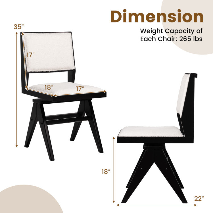 36" Round Pedestal Dining Set with 2 Swivel Sherpa Chairs