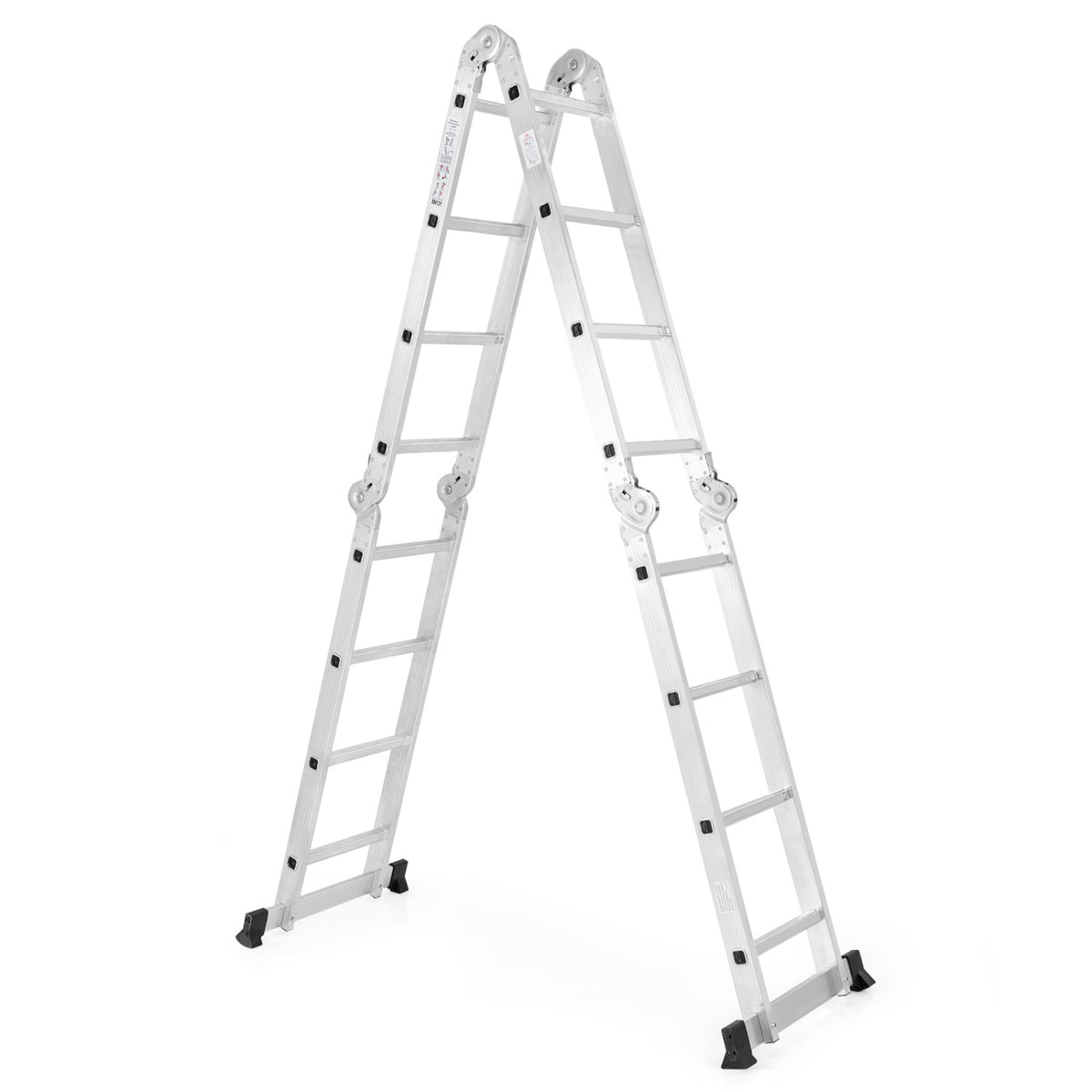 330 lbs Aluminum Folding Non-slip Drywall Step Stool Ladder