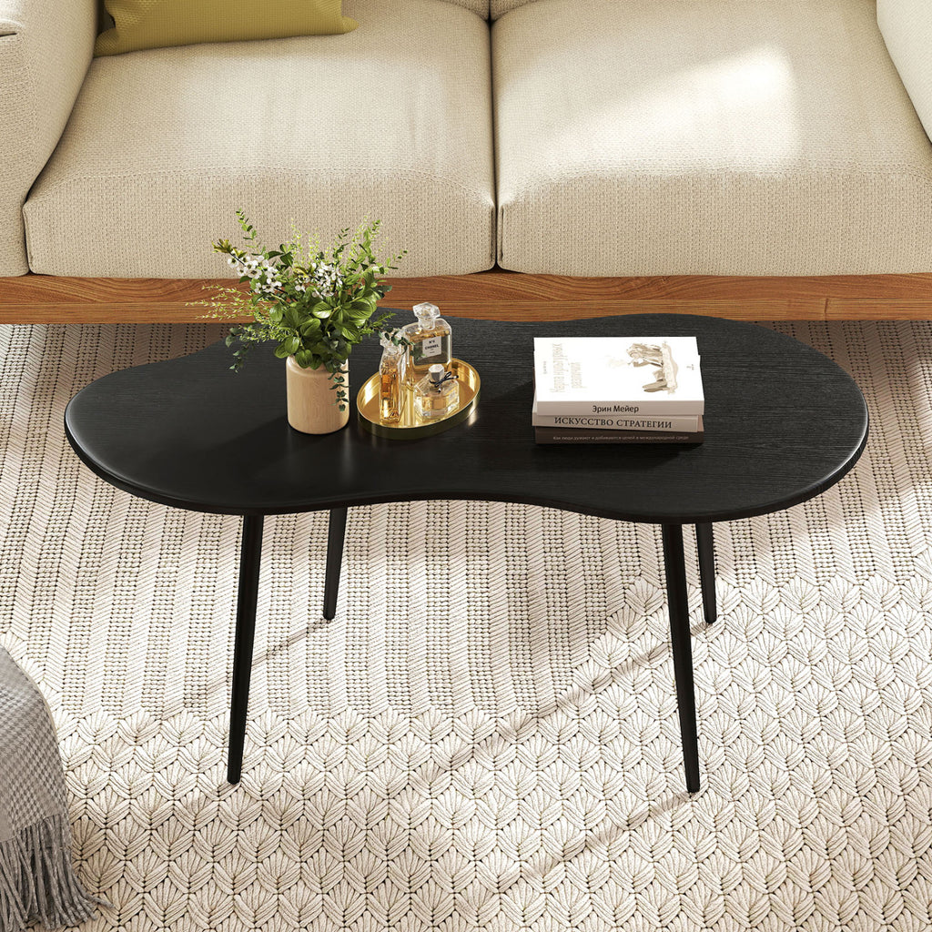 Cloud Shape Coffee Table 39.5" - Black