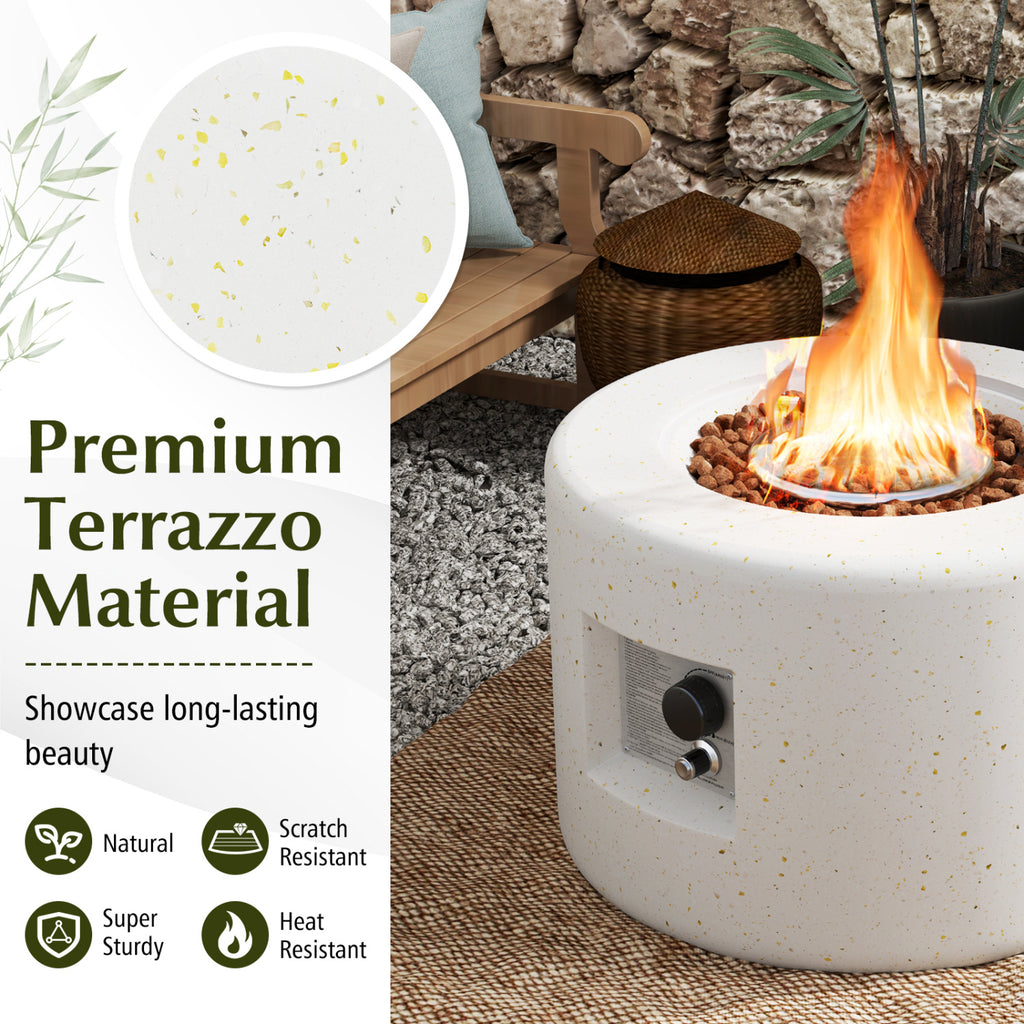 40,000 BTU Fire Pit Table Set with Hideaway Tank Holder