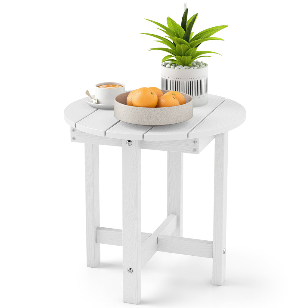 HIPS Adirondack Side Table with Weather-Resistant and Waterproof Top