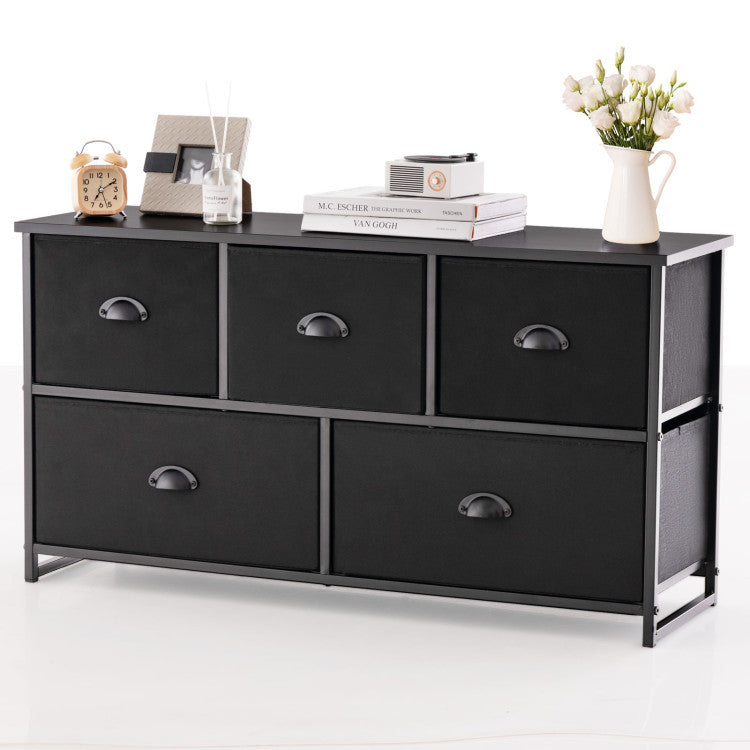 Bedroom Set Clothes Rack with Dresser Storage Tower