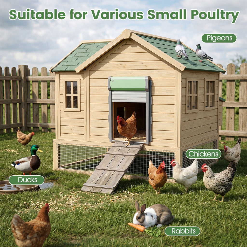 Automatic Chicken Coop Door with Remote Control & Light Sensor - Variation of This Listing