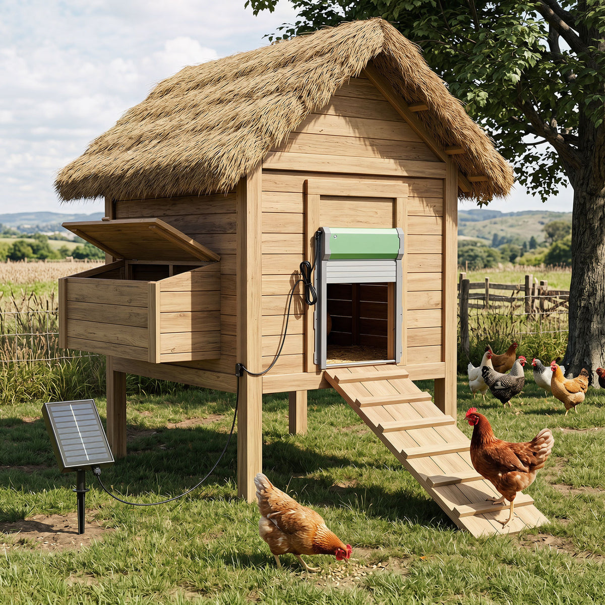 Automatic Chicken Coop Door with Remote Control & Light Sensor - Variation of This Listing