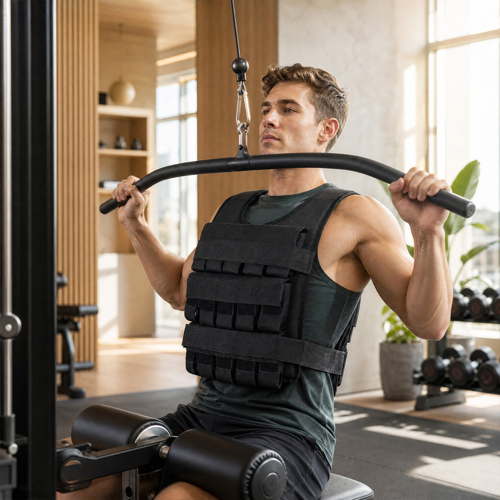 Adjustable Weighted Vest S for Men Women with Removable Iron Weights